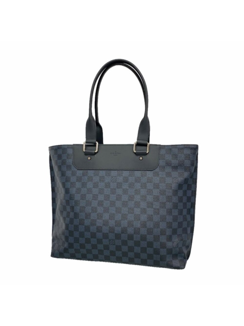 Louis Vuitton Tote Bag Damier Cobalt Cabas Voyage Navy Black